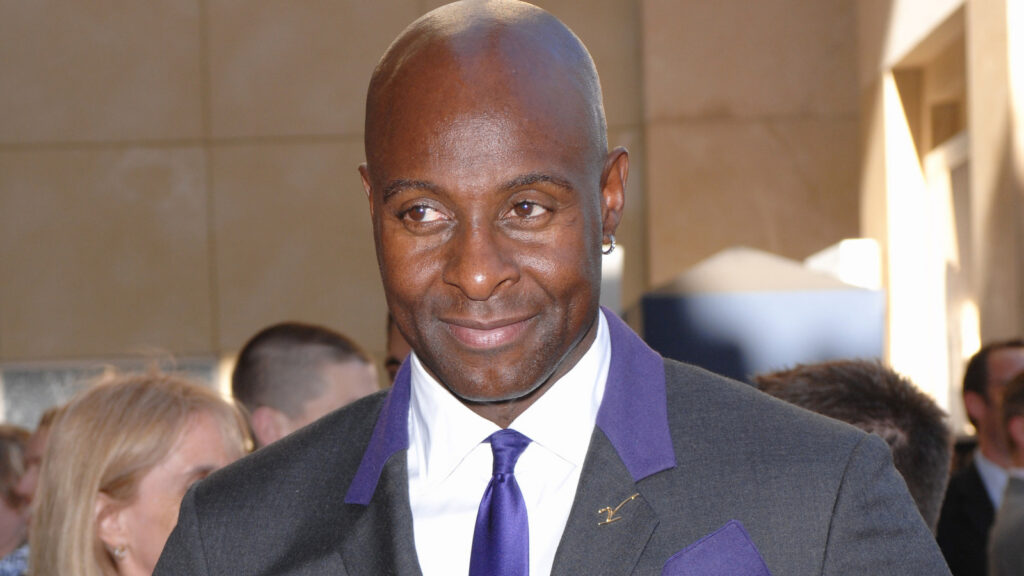 Jerry Rice posing for the camera