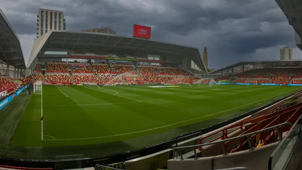The Gtech Community Stadium is home to Brentford Football Club in London UK