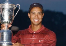 How an obsession with the Navy SEALs changed Tiger Woods and the history of golf forever Tiger Woods celebrating