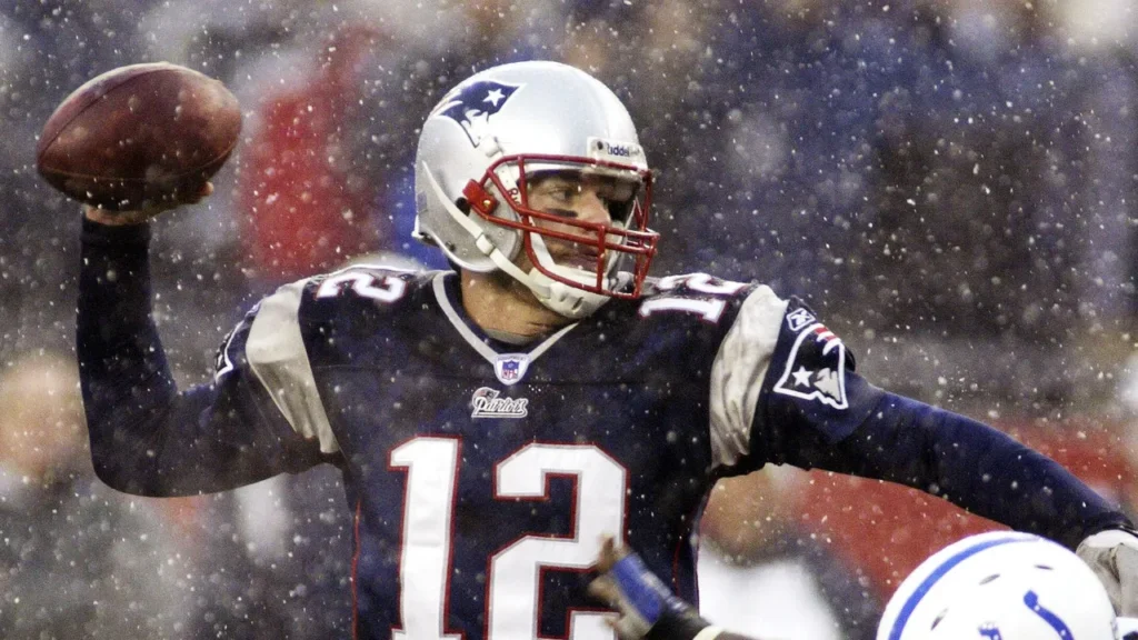 Tom Brady quarterback for the New England Patriots