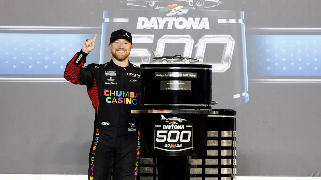 tyler reddick of corning ca 45 wins the daytona 500
