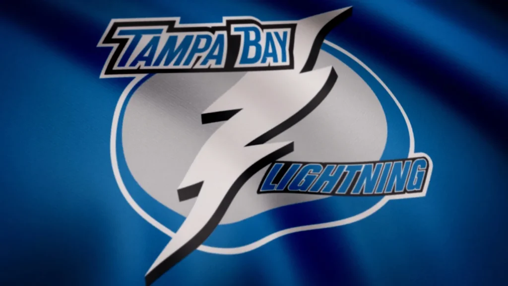 Tampa Bay Lightning logo on a fabric