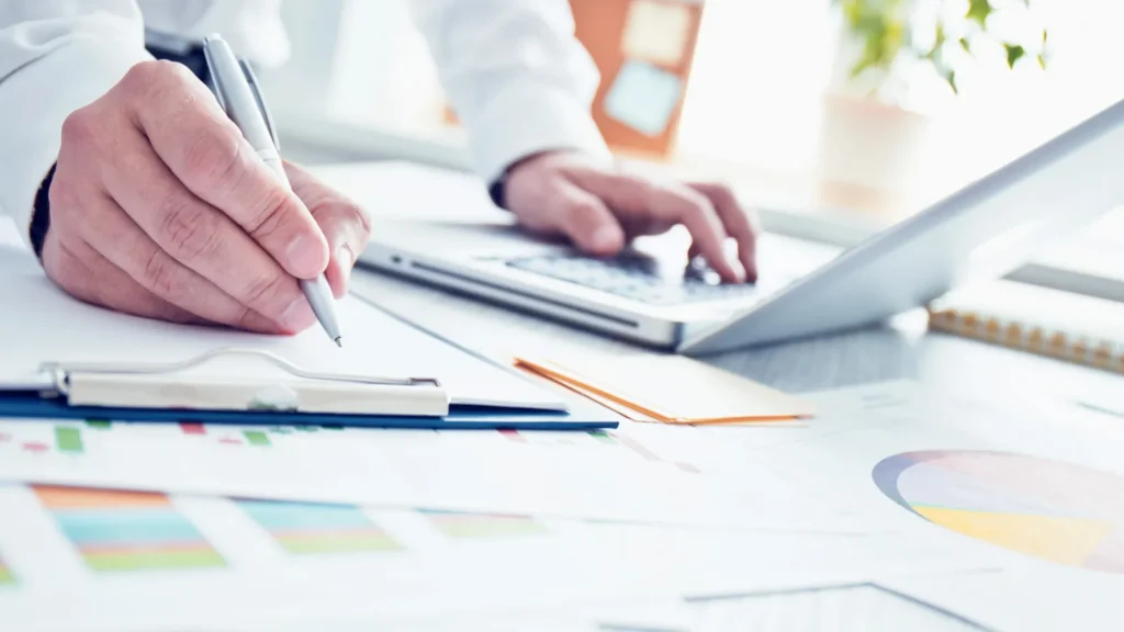 young businessman at modern office