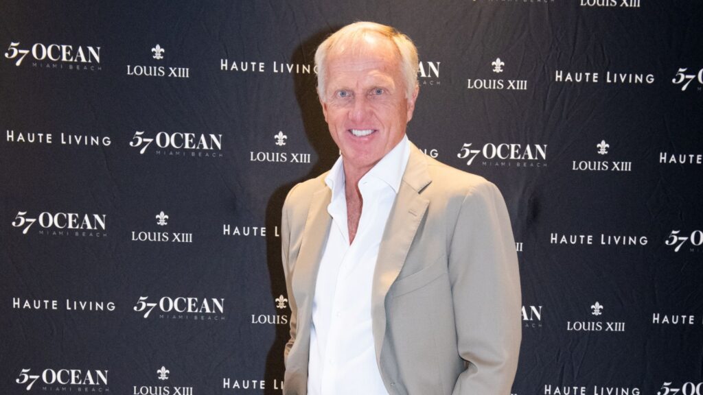 Greg Norman at an event.