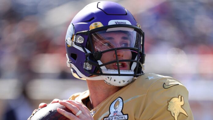 Kirk Cousins in action during an NFL game.