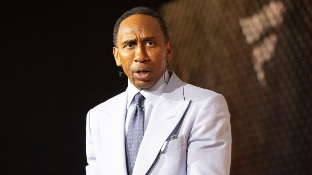 Stephen A. Smith at the Fanatics Fest.