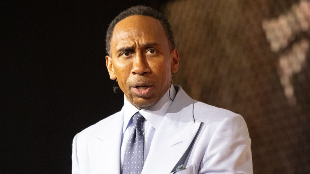 Stephen A. Smith at the Fanatics Fest.