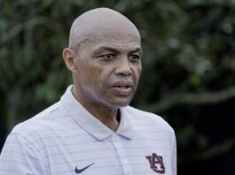 Charles Barkley at the golf club.