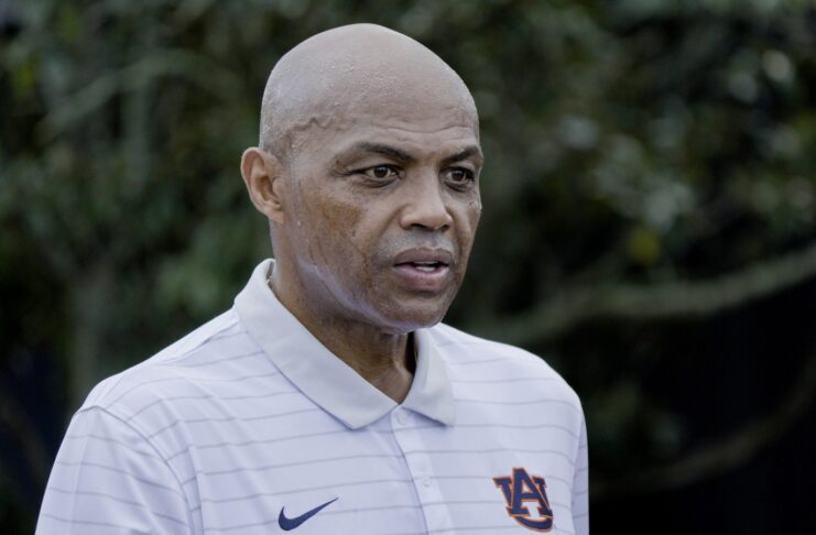 Charles Barkley at the golf club
