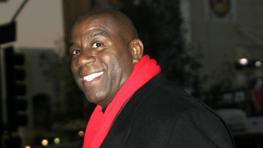 Magic Johnson at an event.
