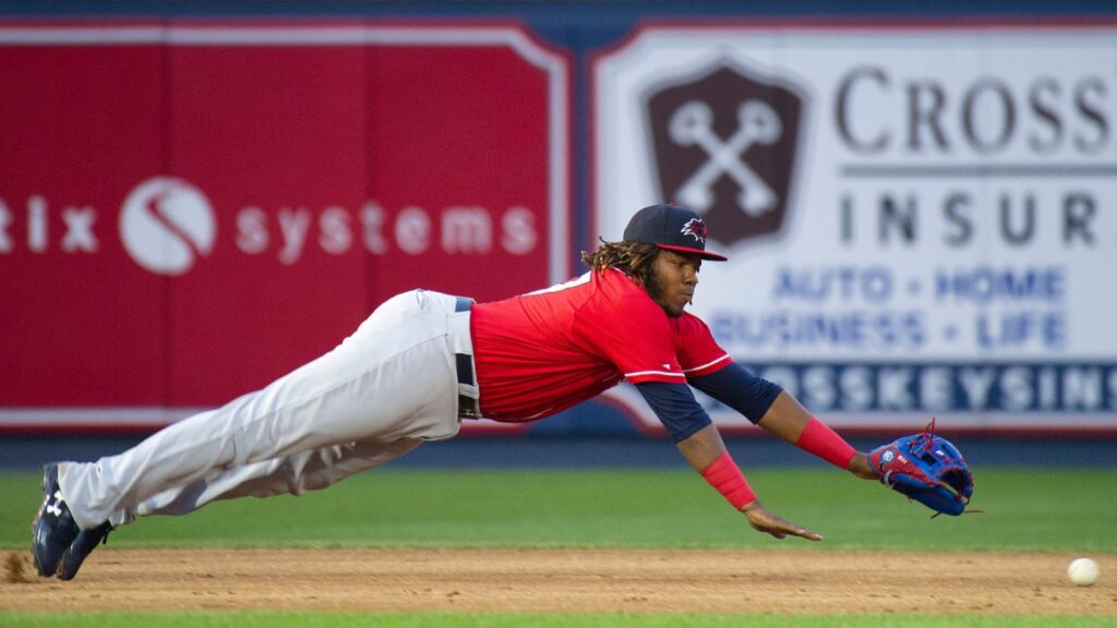 Vladimir Guerrero Jr. plays at FirstEnergy Stadium. 