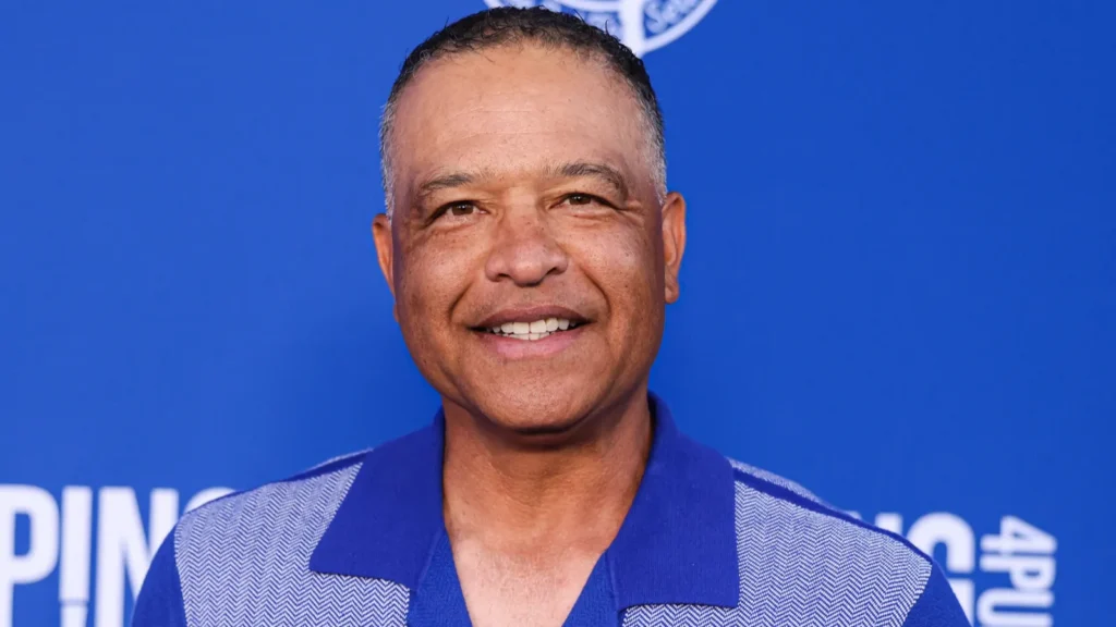 American baseball manager Dave Roberts