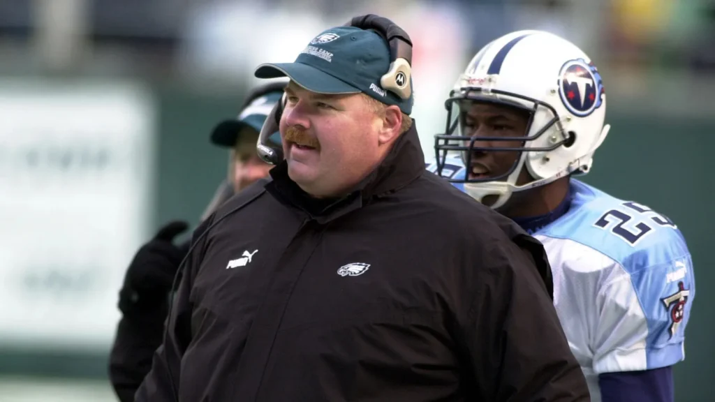 Andy Reid analyzing the game