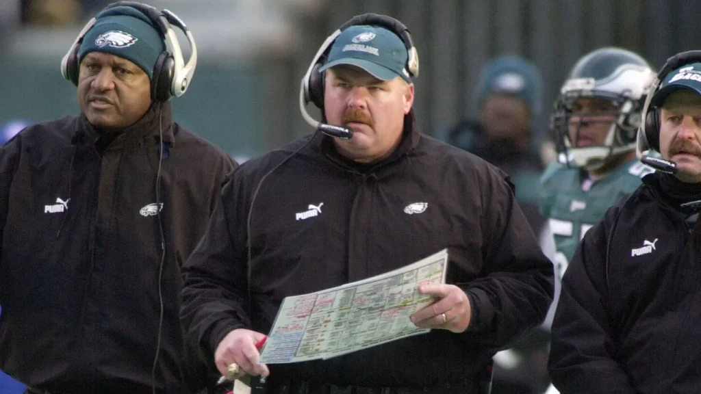 Andy Reid Head Coach of the Kansas City Chiefs on the sidelines during a regular season NFL game