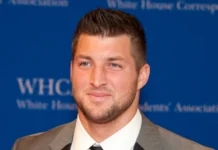 baseball player Tim Tebow