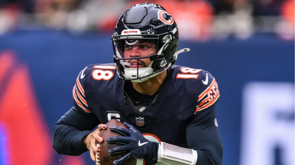 Caleb Williams in action