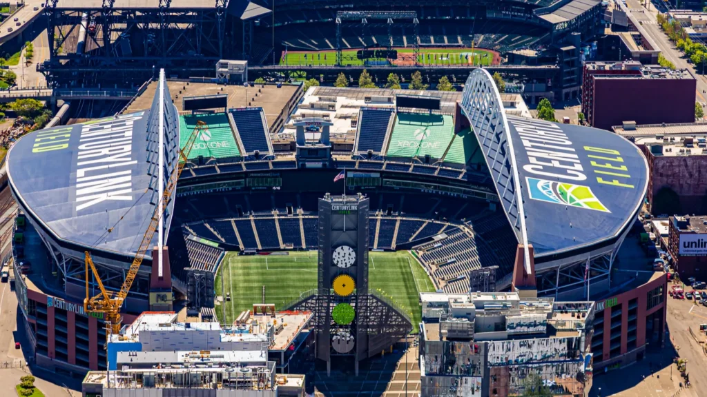 Lumen Field from Above