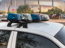 A police car