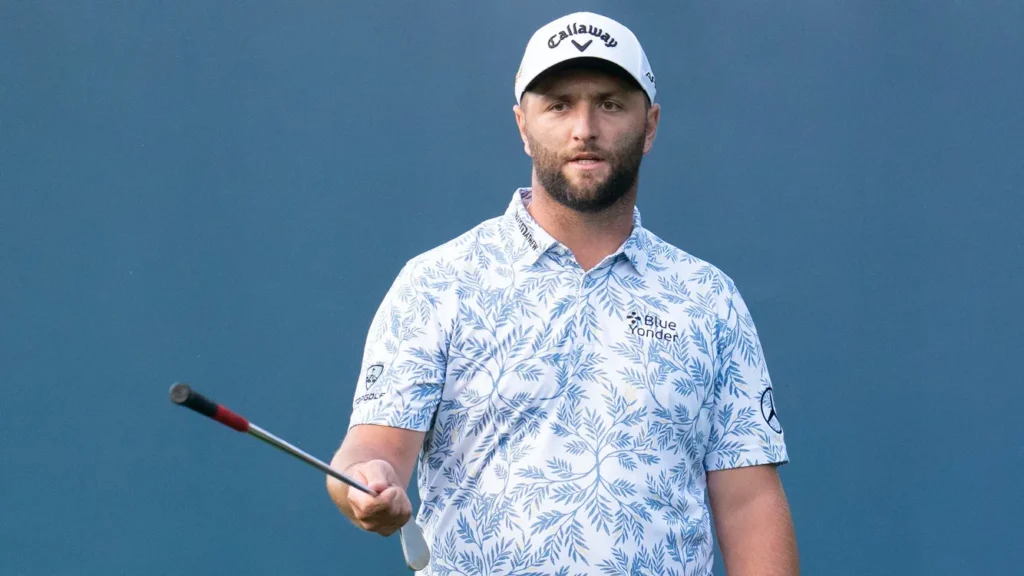 Jon Rahm during a competition
