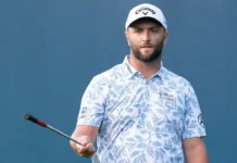 Jon Rahm during a competition