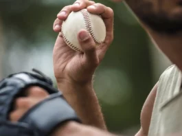 A man throwing a ball