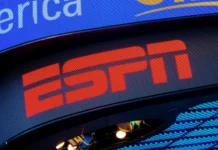 ESPN and GMA LED billboard banner above the New York studios in Times Square