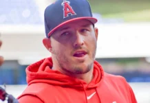 Why Mike Trout decided to slow things down to help the Los Angeles Angels win more games Mike Trout wearing a Los Angeles Angels hoodie