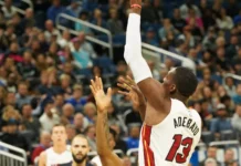 NBA hands down penalty to LaMelo Ball after incident involving Bam Adebayo Miami Heats' Bam Adebayo (13) takes a shot at the Amway Center in Orlando, Florida on Saturday, February 1, 2020.