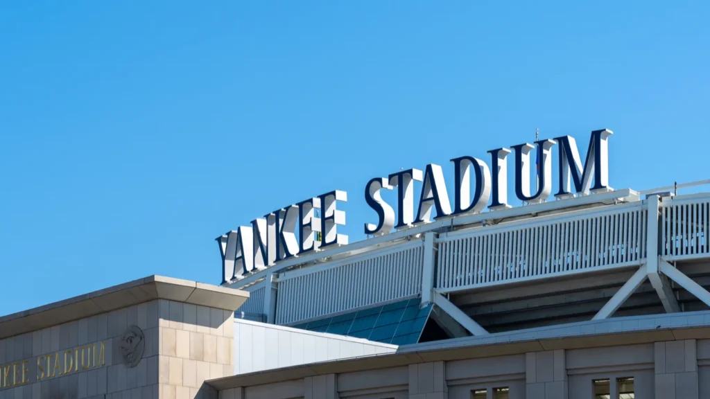 Yankee Stadium is a baseball stadium located in the Bronx New York City