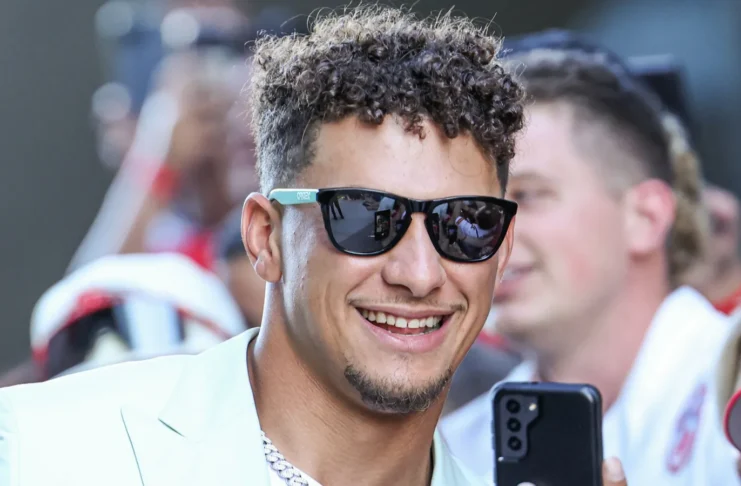 Patrick Mahomes at an event.