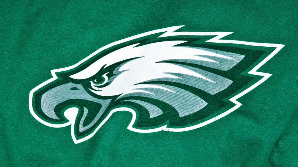Philadelphia Eagles' logo on a fabric