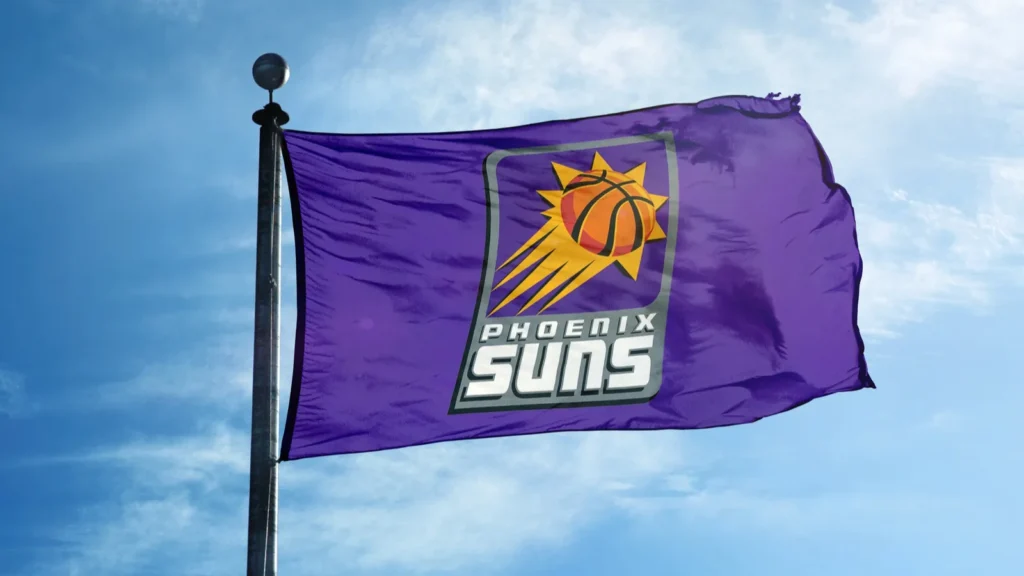 Phoenix Suns' waving flag