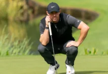 Rory McIlroy says nerves made his hand shake despite strong Masters start Rory McIlroy during the BMW PGA Championship 2022 Day 1 at Wentworth Club Virginia Water, United Kingdom.
