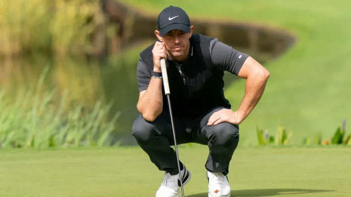 Rory McIlroy during the BMW PGA Championship 2022 Day 1 at Wentworth Club Virginia Water, United Kingdom.