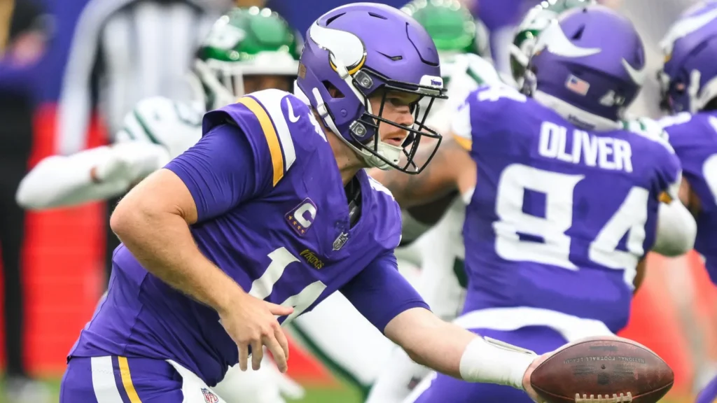 Sam Darnold in action