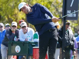 Scottie Scheffler competing during the 2020 Arnold Palmer Invitational