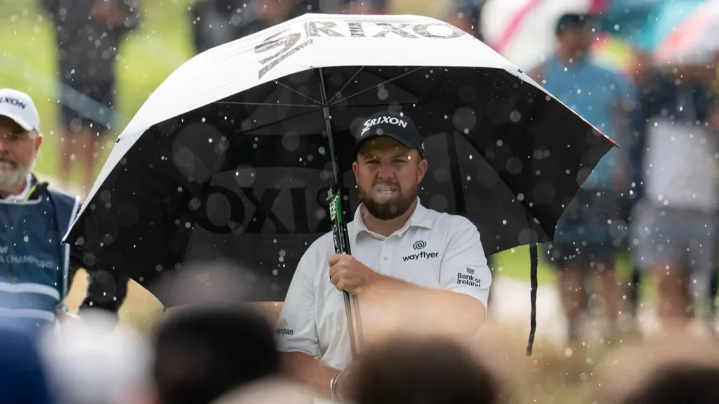 Shane Lowry IRL 4th green during the BMW PGA Championship