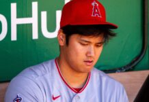 Dodgers’ star-studded roster can’t hide these growing October concerns Shohei Ohtani in the dugout before a game