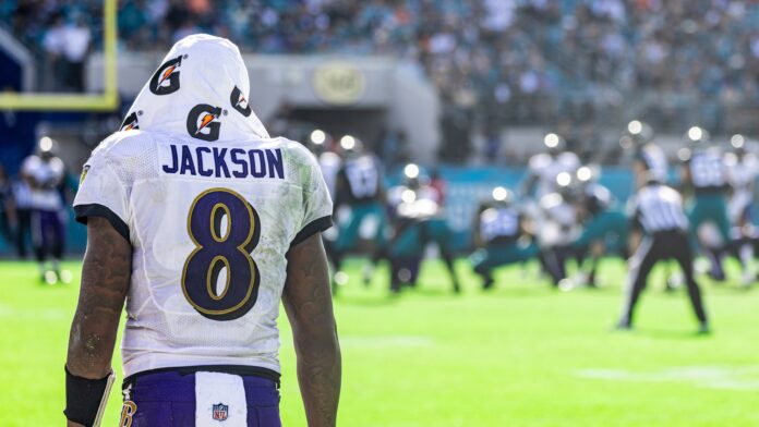 8,Lamar,Jackson,Baltimore,Ravens,Vs,Jacksonville,Jaguars,November,27, Lamar Jackson preparing for the game