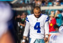 Dak Prescott faces fan criticism after Cowboys’ first loss of the season Dak Prescott in action