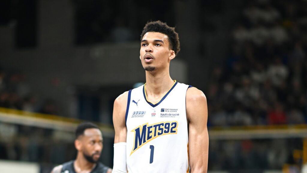 Victor Wembanyama during the French championship