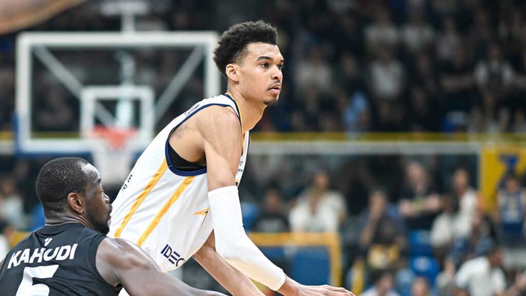 Victor Wembanyama during the French championship