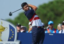 How a back injury is threatening to derail the season for Collin Morikawa Collin Morikawa during singles matches and Europe team win the trophy at RYDER CUP 2023