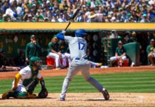 Everything to know about the night Shohei Ohtani officially became the Dodgers pitching ace Shohei Ohtani bats