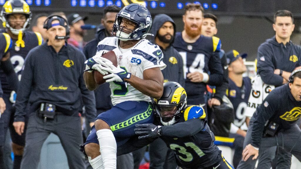 Seattle Seahawks running back Kenneth Walker III