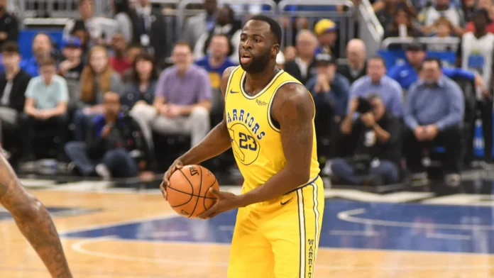 Draymond Green in action during the game