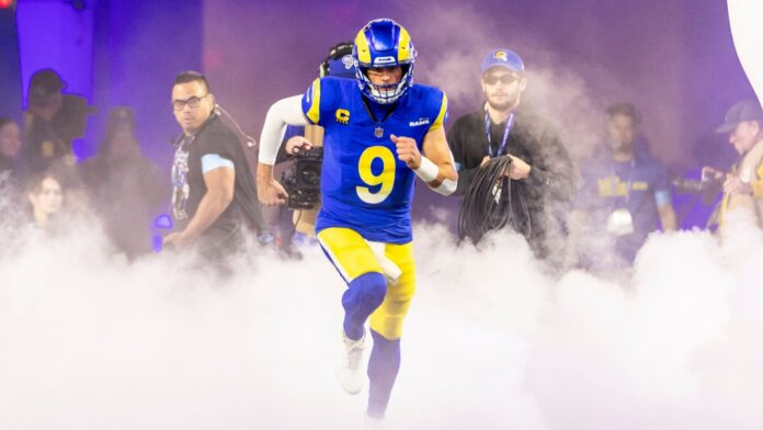 Matthew Stafford in action