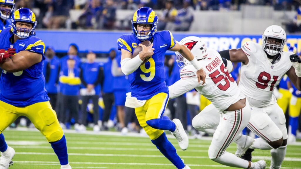 Matthew Stafford of the Los Angeles Rams