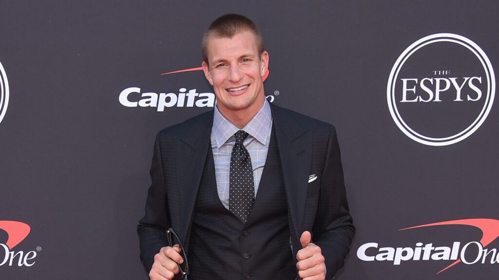 Rob Gronkowski at an award show.