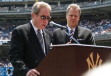 Aaron Judge pays tribute after the death of longtime Yankees voice John Sterling Baseball announcer John Sterling at Yankee Stadium.